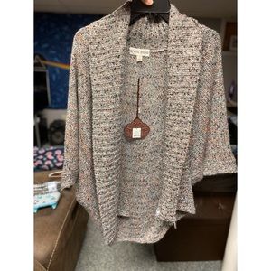 Mid-Sleeve Cardigan Sweater - Small/Medium